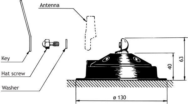 MG mount maal GB 600xl