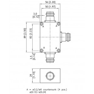 All dimensions are given in mm [in.]