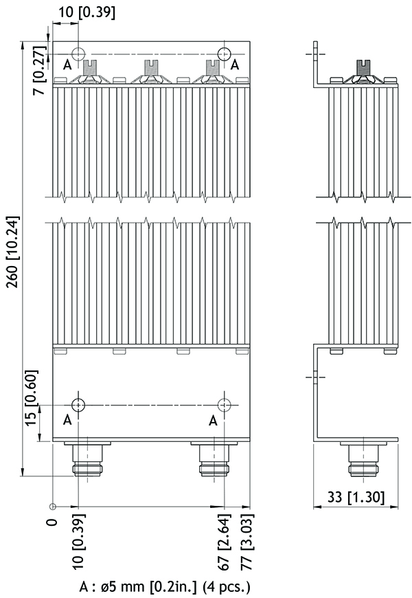 BPF 70 3 XL holeplacering