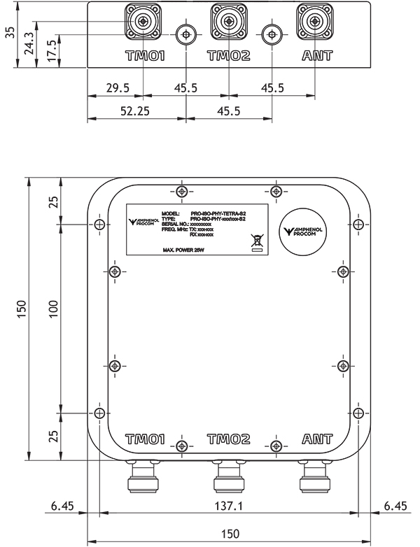 PRO ISO PHY TETRA S2 hole placing