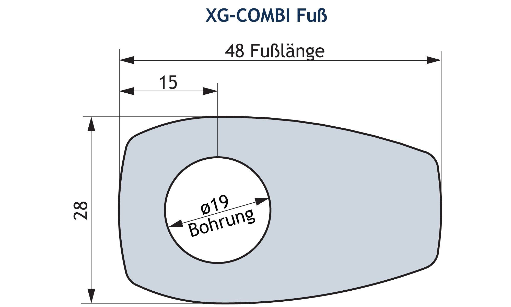 XG Mount ø19 D