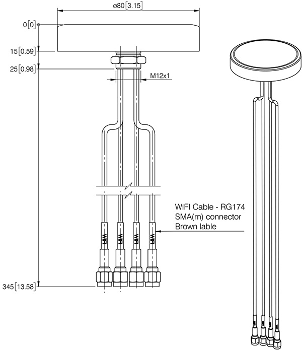 LP TB 2.4 7.2 W4 Mechanical Outline