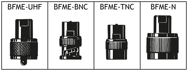 BFME uhf bnc tnc n